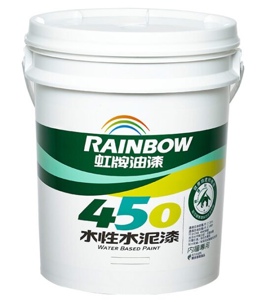虹牌450平光型水性水泥漆