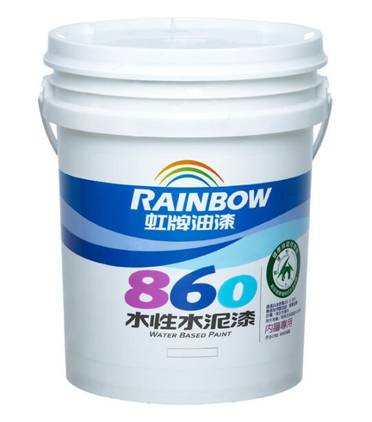 虹牌860平光型水性水泥漆